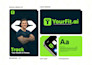 do tech saas cyber security crypto agency software gradient app logo, icon maker